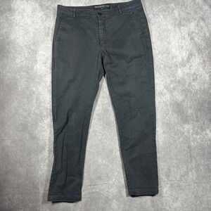 Department Five Mens Chino Pants Dark Grey Slim Fit Made in Italy Size 32 Luxury